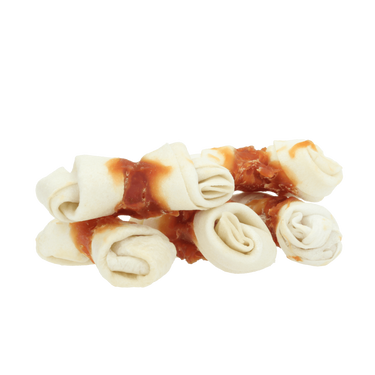 Pets Unlimited Chewy Bone with Chicken Small Dog Treats 5pcs -